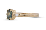 Mountain Crest Sapphire Ring, Gold