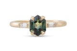 Mountain Crest Sapphire Ring, Gold