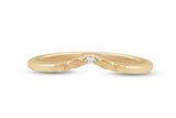 Pine Diamond Band, Gold