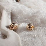 Skull Stud Earrings, (H)ear me Afterlife, Gold