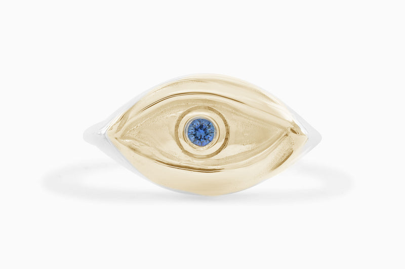 Eye Ring, Mixed Metals