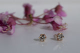 Diamond Studs Petite, Gold