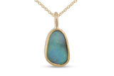 Australian Opal Necklace 2, Gold