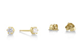 Diamond Studs Petite, Gold