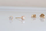 Diamond Studs Petite, Gold