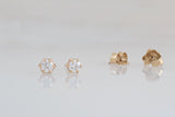 Diamond Studs Petite, Gold