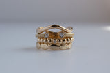 Bubble Diamond Band, Gold