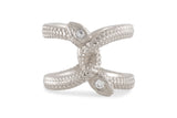 Snake Synergy Ring, Silver