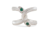 Snake Synergy Ring, Silver