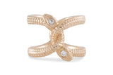 Snake Synergy Ring, Gold
