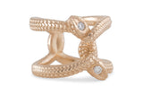 Snake Synergy Ring, Gold