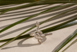 Snake Guardian Ring, Silver