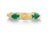 Symbiosis Ring with Emeralds, Gold