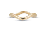 Wave Stacking Ring, Gold