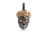 La Rosa Skull Charm, Mixed Metals