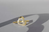 Open Heart Ring, Gold