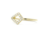 Kite Diamond Stacker Ring, Gold