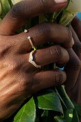 Open sway Ring, Gold