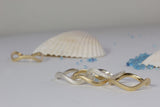 Wave Textured Stacking Ring, Gold