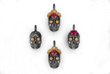 Eternal Vow Skull charm, Mixed Metals