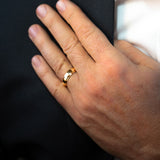 Around the World Diamond Wedding Band, Gold