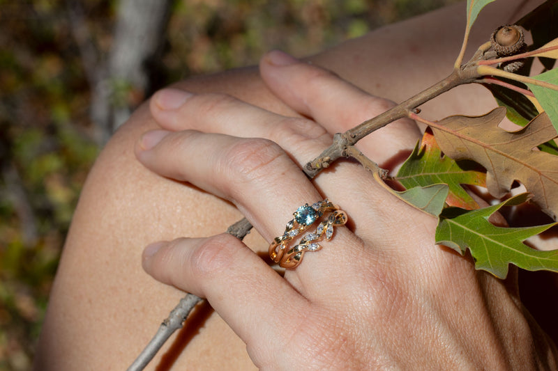 Branch Montana Sapphire Ring, Gold