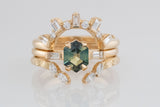 Mountain Crest Sapphire Ring, Gold