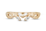 Branch diamond band, Gold