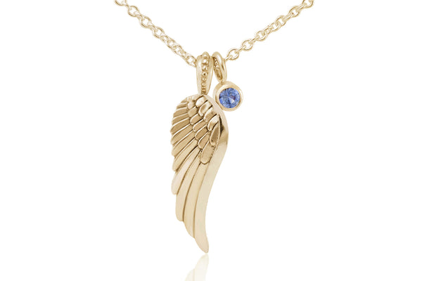 Soar Wing Necklace,Gold