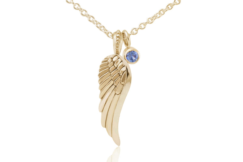 Soar Wing Necklace,Gold