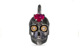 Eternal Vow Skull charm, Mixed Metals