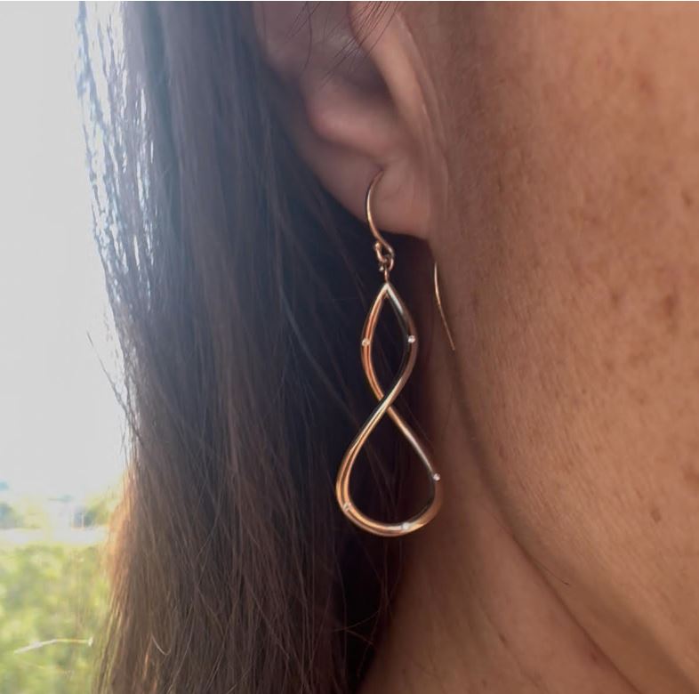 Sway Twist Earrings, Gold