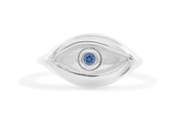 Eye Ring, Sterling Silver