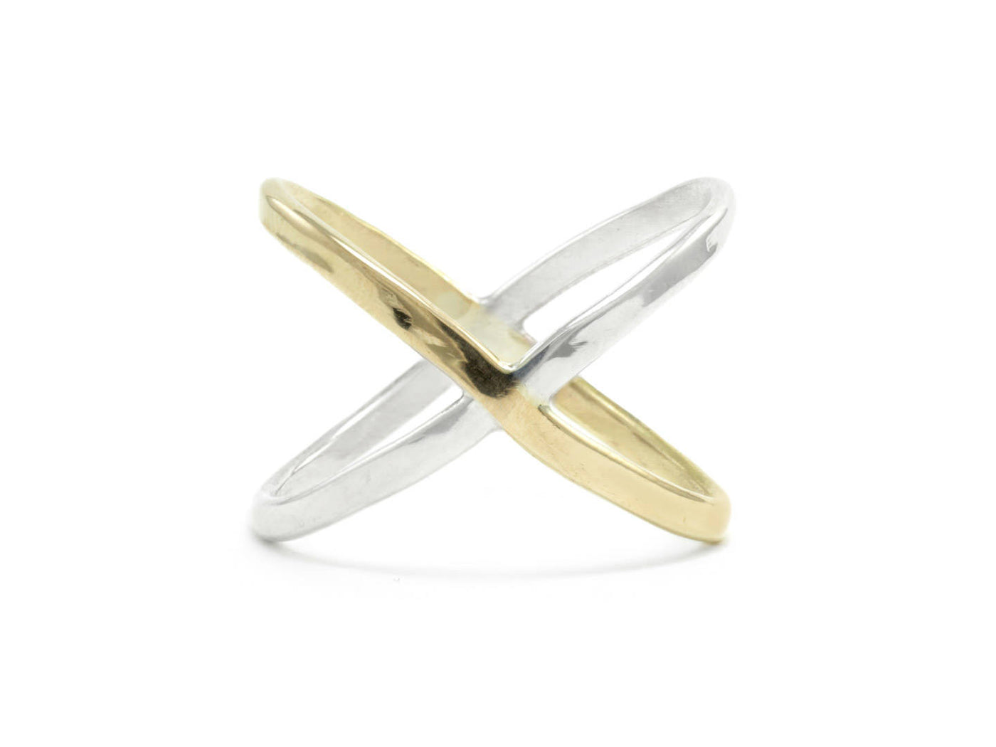 X ring, Gold, Mixed Metals – Michaela Farkasovska