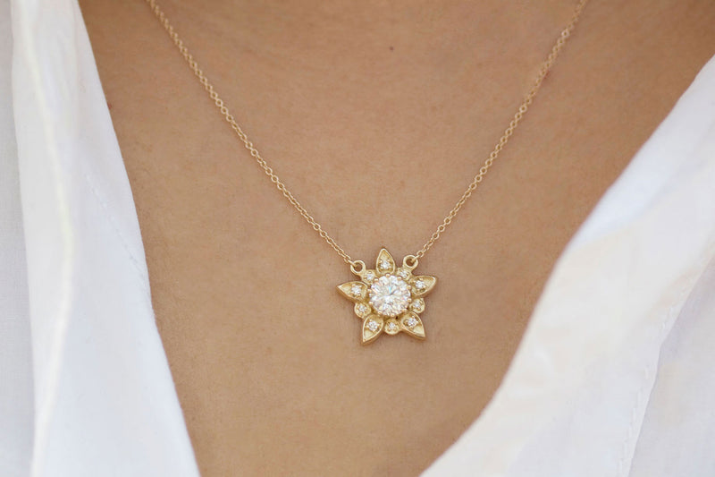 Supernova Necklace,  Gold