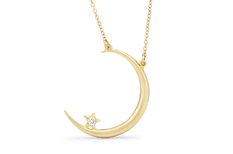 Luna Necklace, Gold