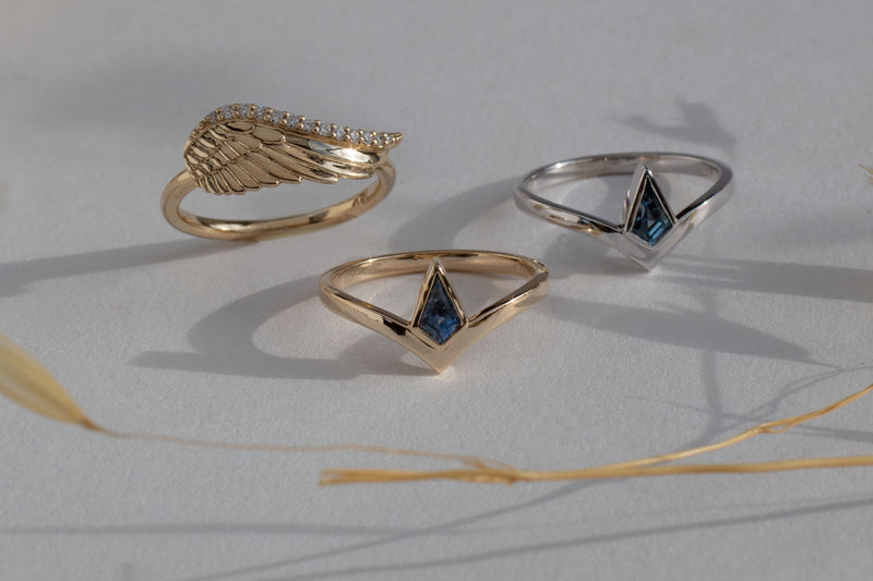 Kite Montana Sapphire Ring, Gold