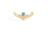 Mermaid tail Sapphire ring, Gold