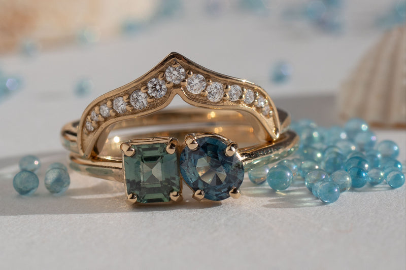 Toit et Moi Sapphire Ring, Gold
